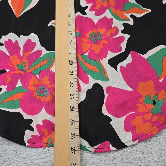 Anthropologie Azel Hazel Haze Blouse size M Floral Feminine - Picture 9 of 14